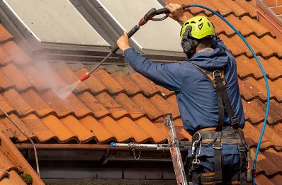 Démoussage et hydrofuge de toiture à Hirsingue